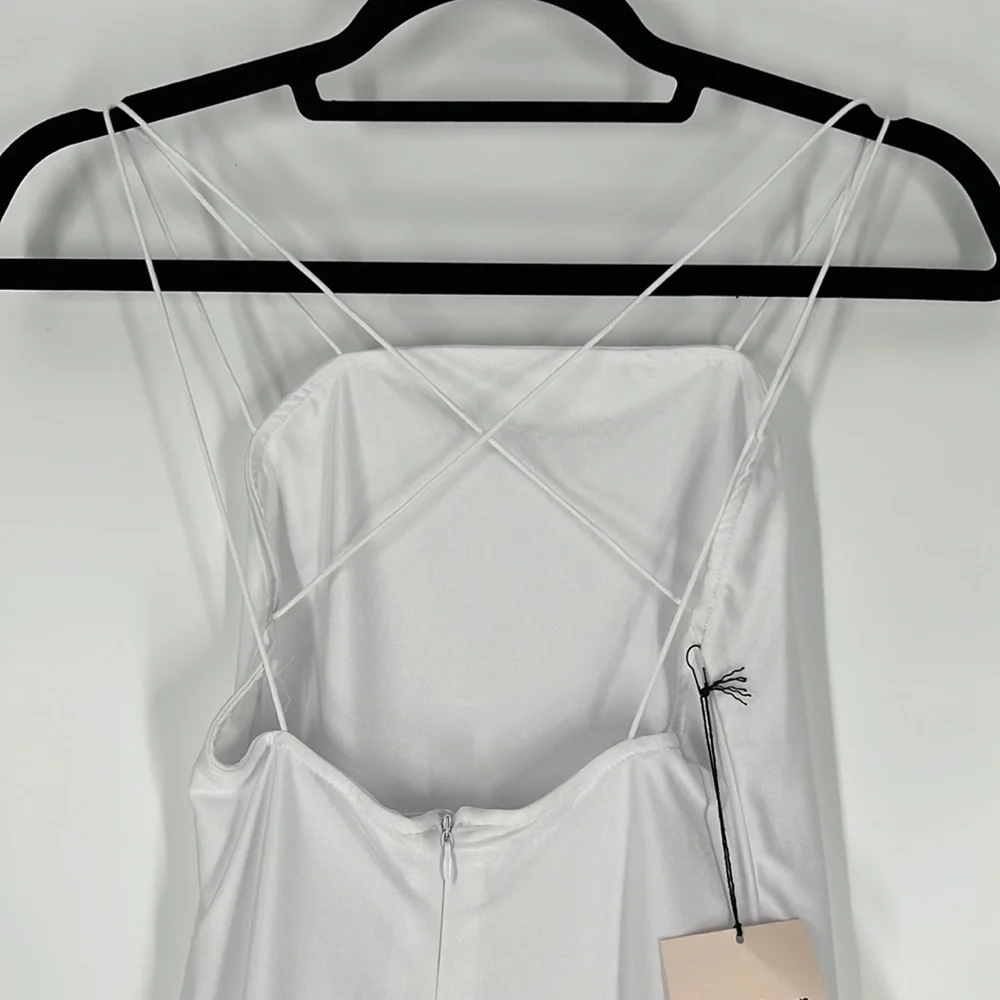 superdown Kiki Strappy Mini Dress in White - Picture 9 of 11